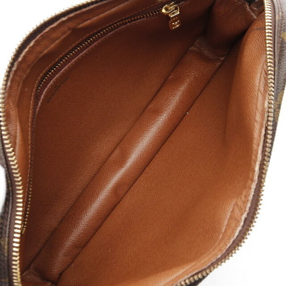 Louis Vuitton Leather Marly Dragonne Shoulder Monogram Bag Brown - Picture 3 of 7